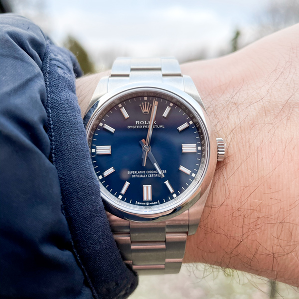 Rolex op 36 discount blue